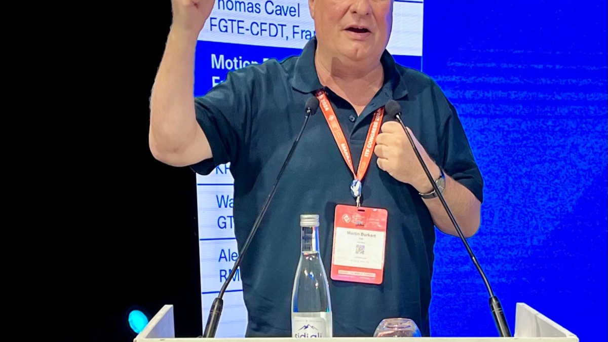 EVG auf ITF-Kongress 2024: Weltweites Signal für integrierte Bahnsysteme / Gegen Zerschlagung der Deutschen Bahn - Foto: presseportal.de