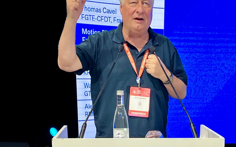 EVG auf ITF-Kongress 2024: Weltweites Signal fĂŒr integrierte Bahnsysteme / Gegen Zerschlagung der Deutschen Bahn - Foto: presseportal.de EVG auf ITF-Kongress 2024: Weltweites Signal fĂŒr integrierte Bahnsysteme / Gegen Zerschlagung der Deutschen Bahn - Foto: presseportal.de