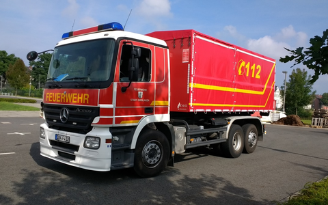 FW Dinslaken: Unterstützung für die Feuerwehr Hünxe - Foto: presseportal.de