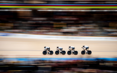 Sorgte für einen der wenigen Lichtblicke: Der deutsche Männer-Vierer. - Foto: Mads Claus Rasmussen/Ritzau Scanpix Foto/AP/dpa