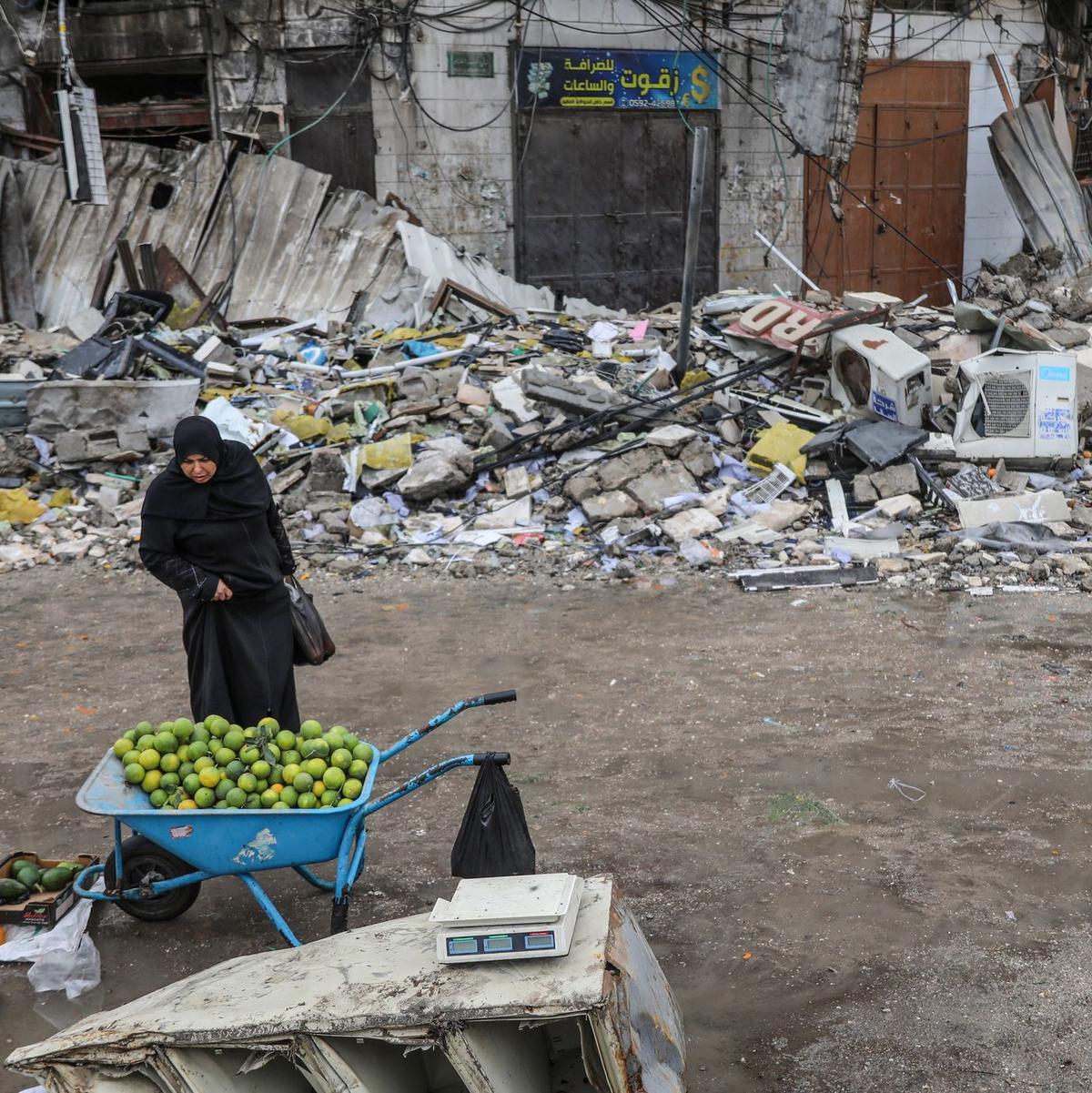 Der von Sinwars Oktober-Massaker ausgelöste Krieg brachte über den Gazastreifen Elend und Zerstörung. (Archivbild)  - Foto: Mohammed Hajjar/AP/dpa