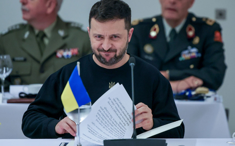 Selenskyj stellt seine Partner für eine schwierig abzuwägende Alternative. - Foto: Olivier Matthys/Pool EPA/AP/dpa