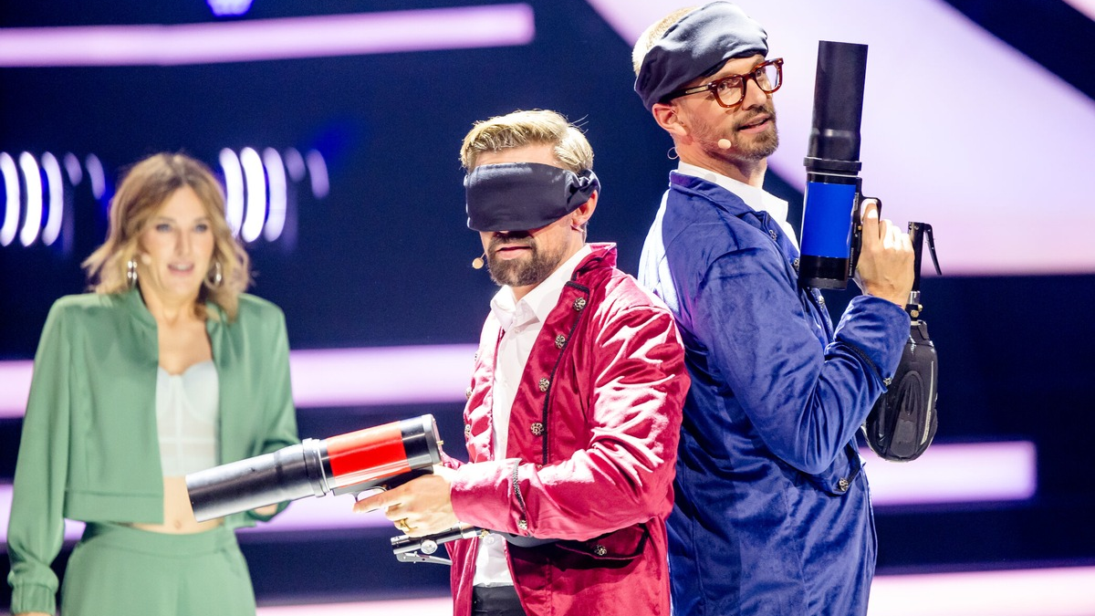 Jeannine Michaelsen Klaas Heufer-Umlauf Joko Winterscheidt Duell um die Welt - Foto: Joyn/Nadine Rupp, presseportal.de