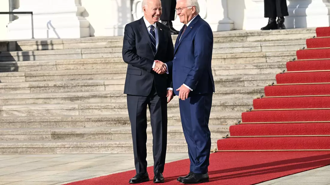 Es ist der erste bilaterale Besuch Bidens in Deutschland in seiner knapp vierjährigen Amtszeit. - Bild: Annette Riedl/dpa