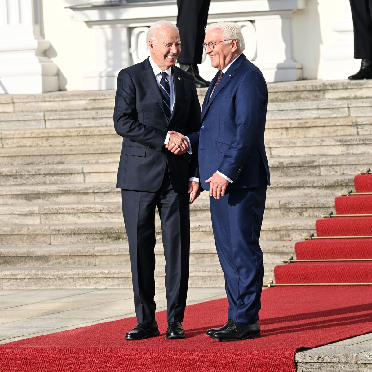 Es ist der erste bilaterale Besuch Bidens in Deutschland in seiner knapp vierjährigen Amtszeit. - Foto: Annette Riedl/dpa