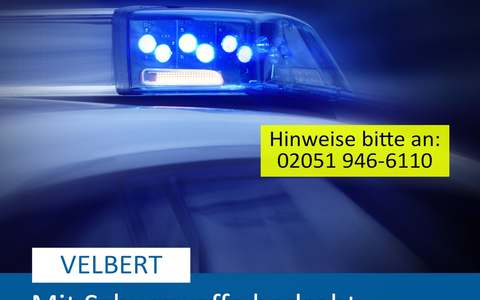 POL-ME: Unter Vorhalt einer Schusswaffe: Versuchter Raub auf Taxifahrer - Velbert - 2410073 - Foto: presseportal.de POL-ME: Unter Vorhalt einer Schusswaffe: Versuchter Raub auf Taxifahrer - Velbert - 2410073 - Foto: presseportal.de