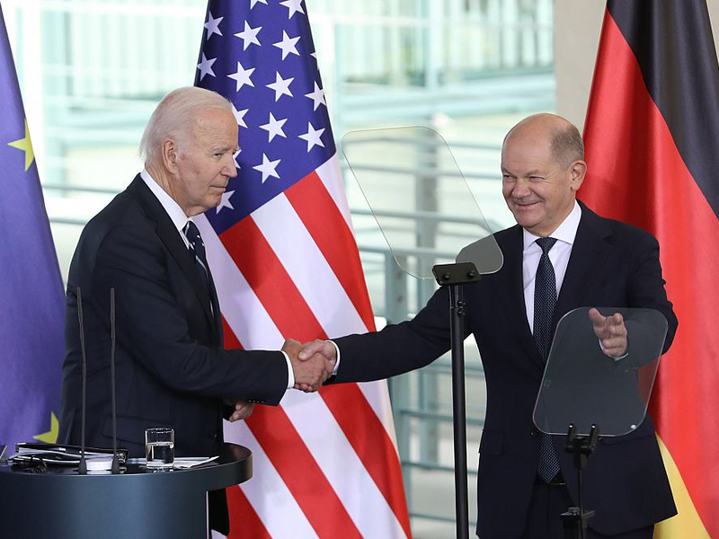 Joe Biden und Olaf Scholz am 18.10.2024 - Foto: über dts Nachrichtenagentur