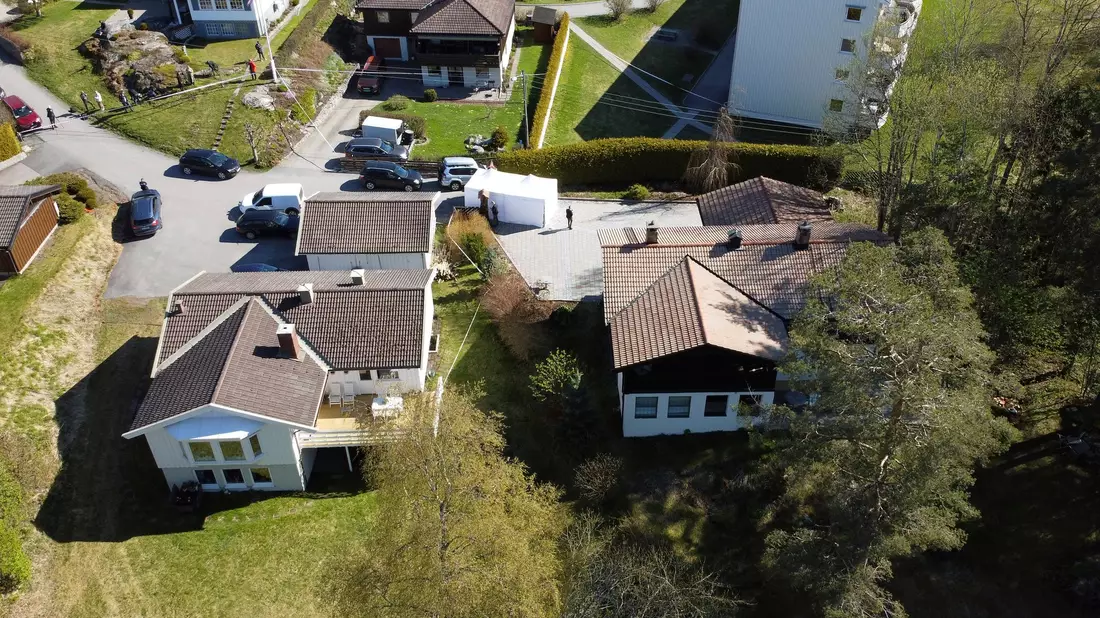 Das Familienheim der Hagens in Lørenskog. - Bild: Tore Meek/NTB scanpix/dpa