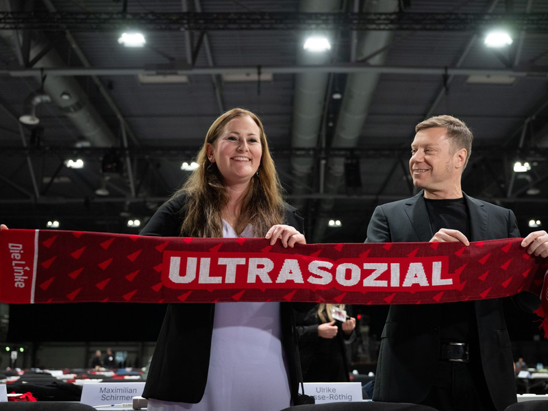 Die neue Linken-Vorsitzende Ines Schwerdtner sieht ein Bedingungsloses Grundeinkommen skeptisch. - Foto: Hendrik Schmidt/dpa