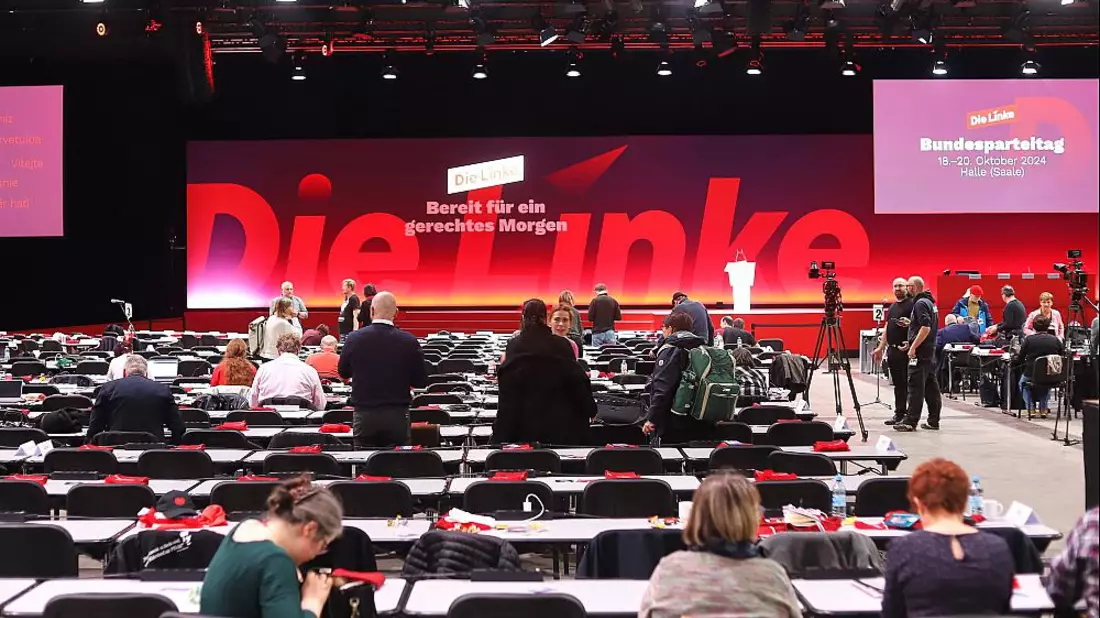 Linke-Parteitag am 18.10.2024 - Bild: über dts Nachrichtenagentur