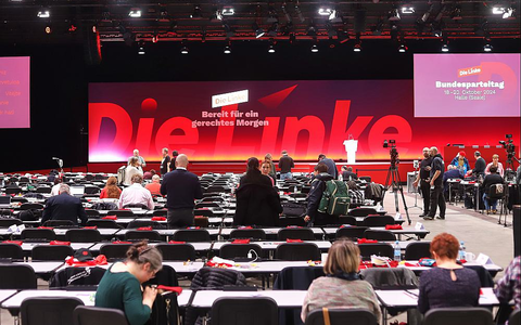 Linke-Parteitag am 18.10.2024 - Foto: über dts Nachrichtenagentur