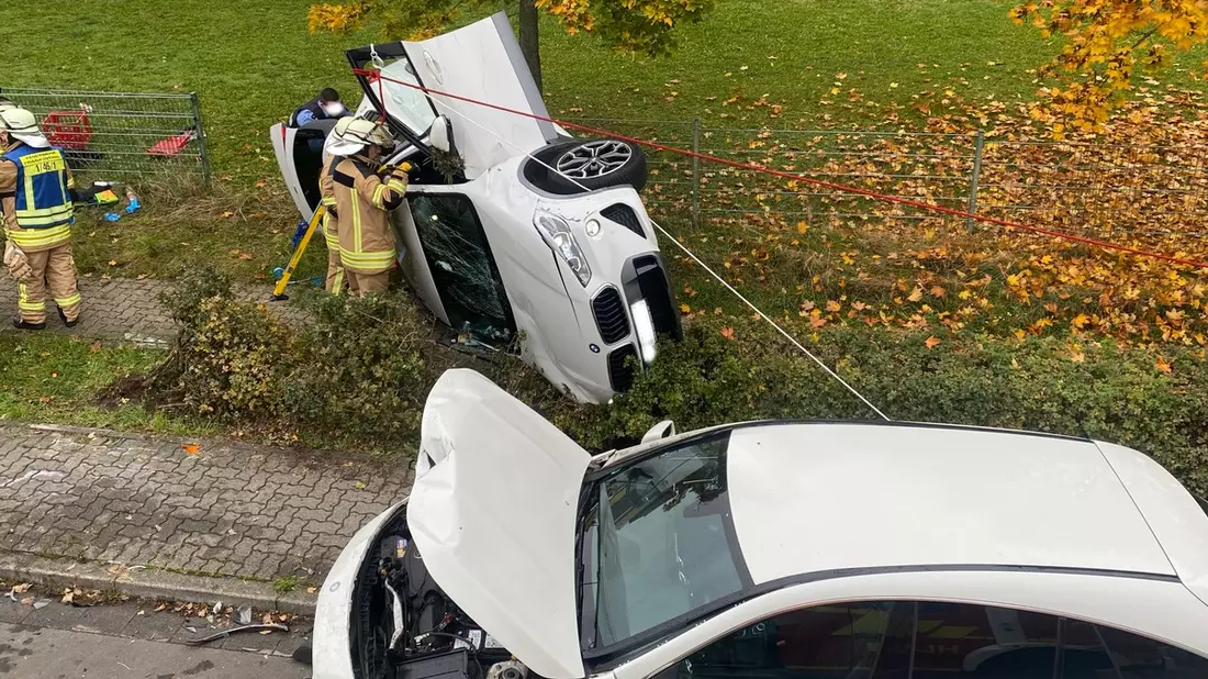 FW Frankenthal: Zwei Schwerverletzte bei Verkehrsunfall - Bild: presseportal.de