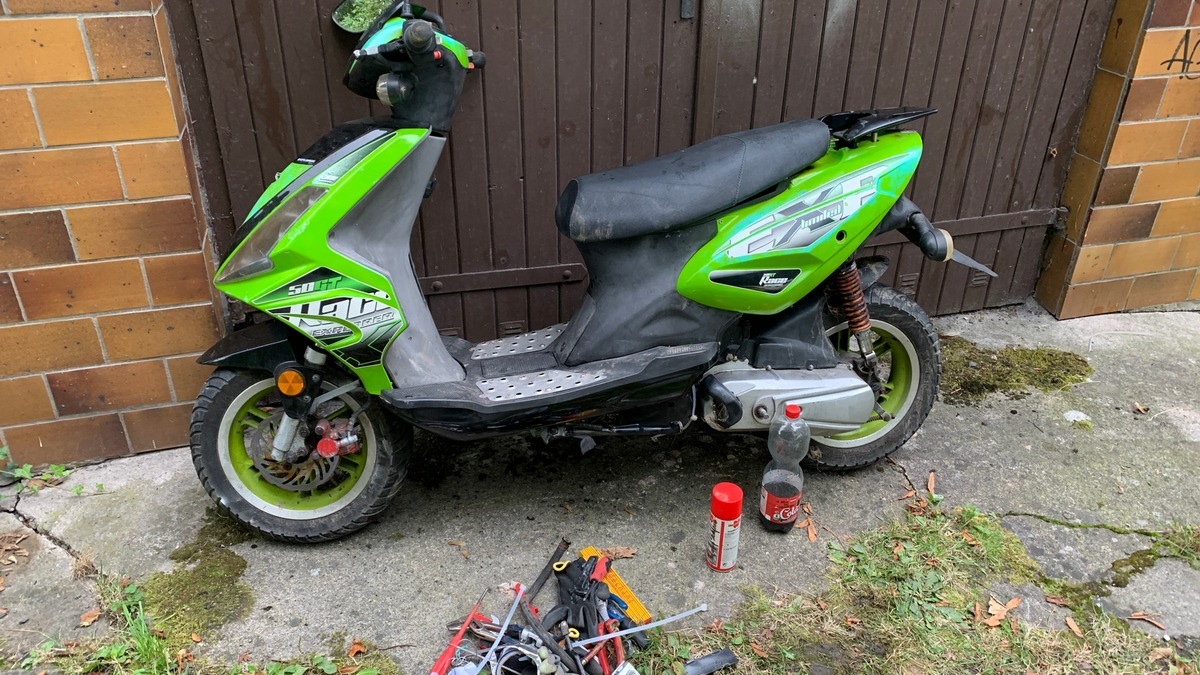 LPI-SLF: Eigentümer von sichergestelltem Roller gesucht - Foto: presseportal.de