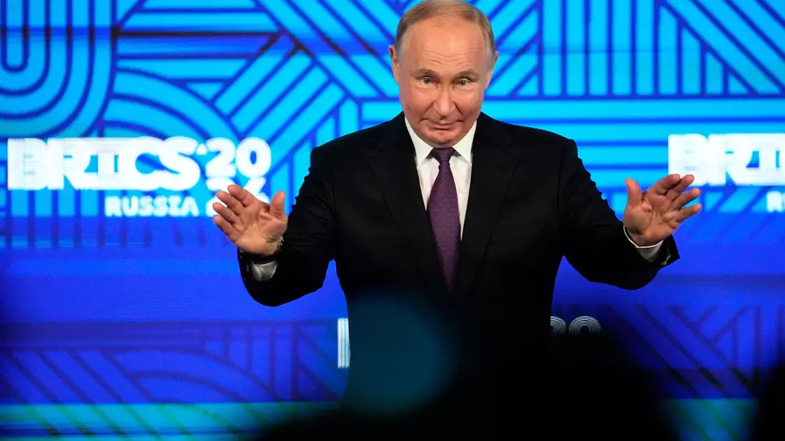 Mit dem Brics-Gipfel will Russland demonstrieren, dass es trotz des Ukraine-Krieges noch viele Verbündete hat. (Archivbild) - Bild: Alexander Zemlianichenko/Pool AP/AP