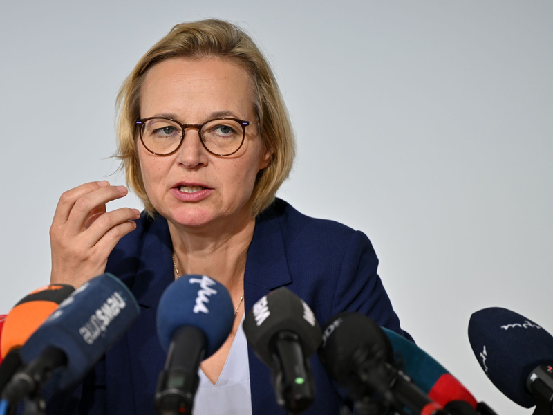 Das BSW in Thüringen will Klärung zur Friedensfrage vor Koalitionsverhandlungen   - Foto: Martin Schutt/dpa