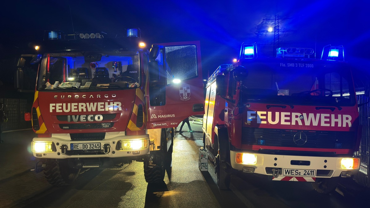 FW-Schermbeck: Großbrand in Hünxe - Foto: presseportal.de