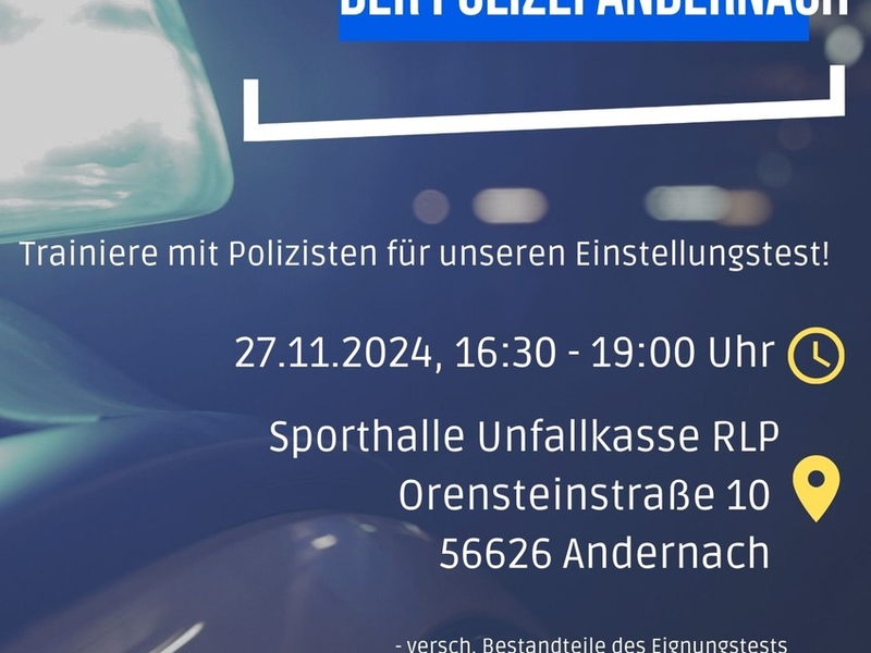 POL-PDKO: Bewerbungstraining der Polizei Andernach - Foto: presseportal.de