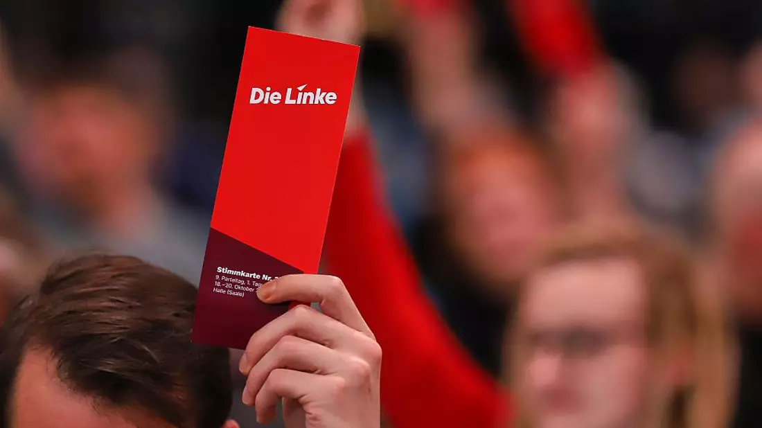Abstimmung auf Linken-Parteitag am 18.10.2024 - Bild: über dts Nachrichtenagentur