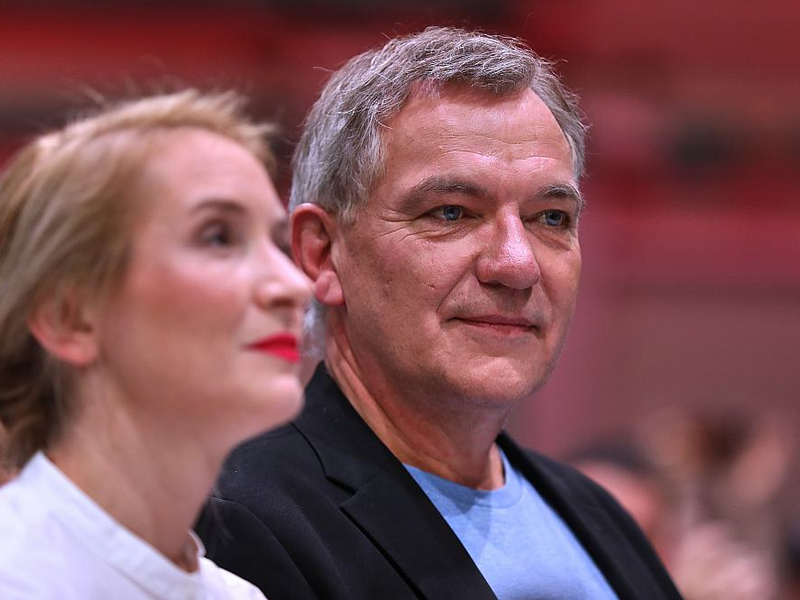 Ines Schwerdtner und Jan van Aken am 19.10.2024 - Foto: über dts Nachrichtenagentur