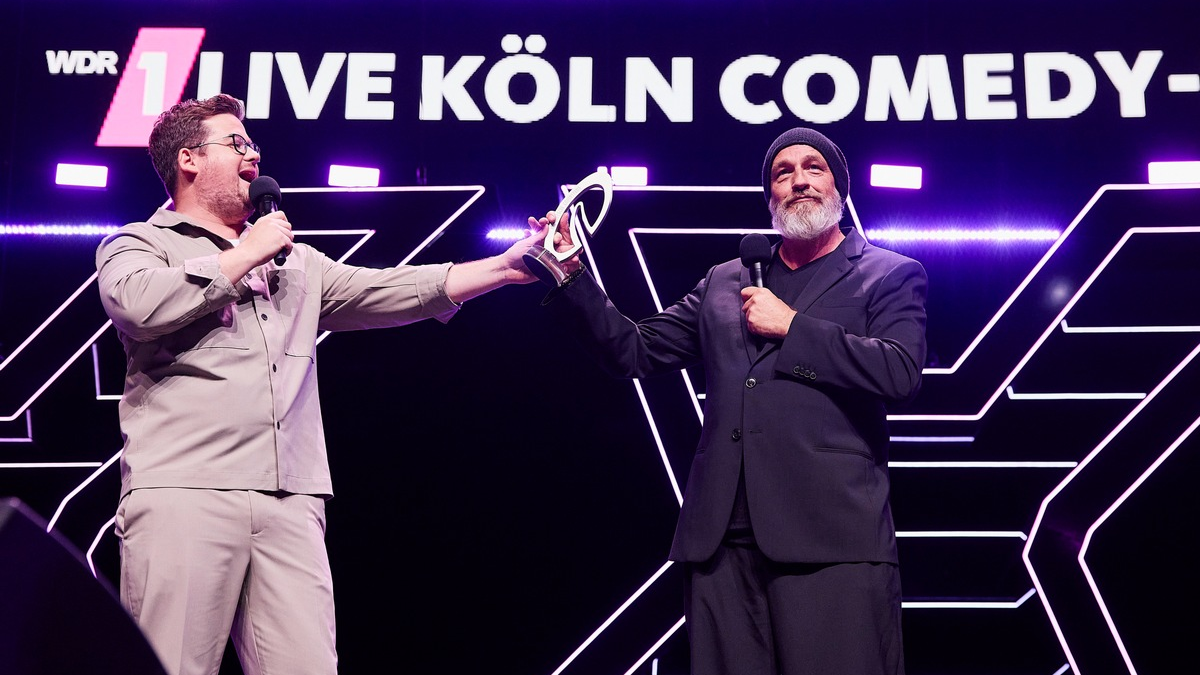 COLOGNE COMEDY FESTIVAL: Deutscher Comedypreis für Torsten Sträter und Tony Bauer im Rahmen der erfolgreichen 1 LIVE COMEDY-NÄCHTE XXL - Foto: presseportal.de