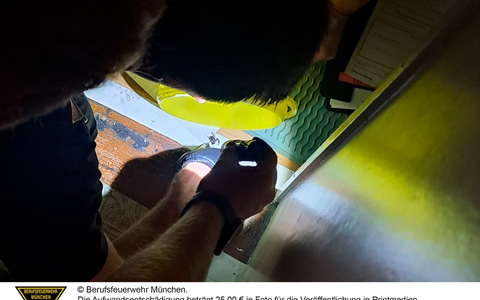 FW-M: Da sitzt der Stachel tief (Schwabing) - Foto: presseportal.de