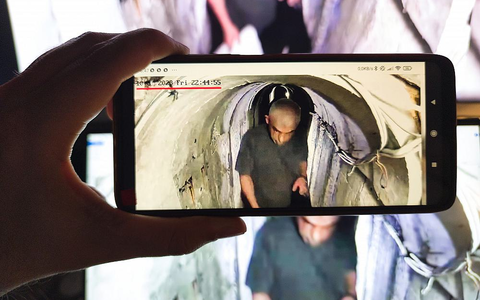 Aufnahmen von Yahya Sinwar aus einer Überwachungskamera - Foto: über dts Nachrichtenagentur