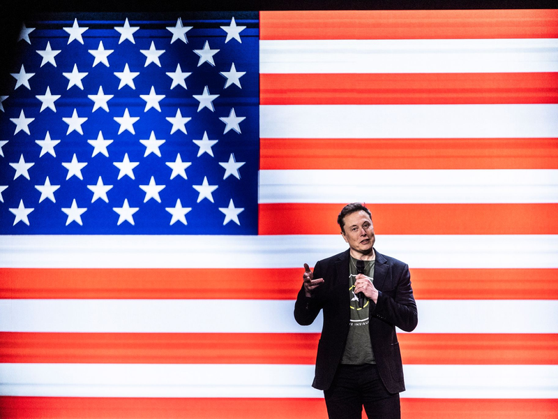 Musk mischt im Wahlkampf kräftig mit.  - Foto: Sean Simmers/The Patriot-News/AP/dpa