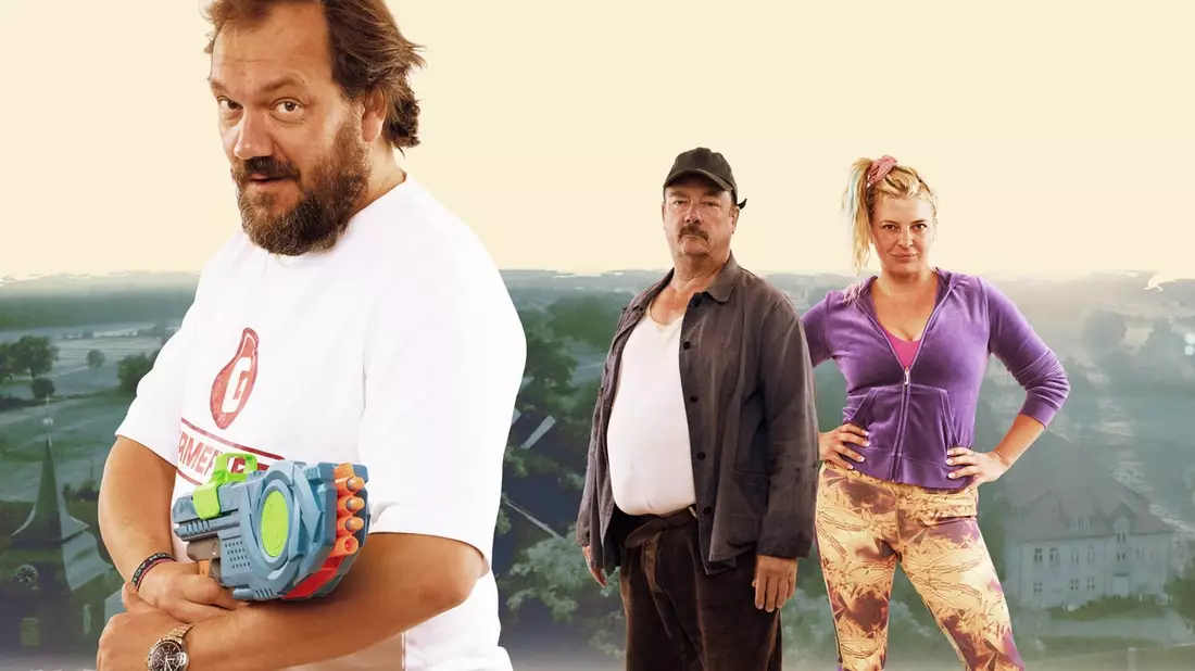 Die neue ARD-Impro-Komödie Micha denkt groß von Charly Hübner, Lars Jessen und Jan Georg Schütte | Ab 30. Oktober 2024 in der ARD Mediathek und am 1. November 2024 um 20:15 Uhr im Ersten - Bild: presseportal.de