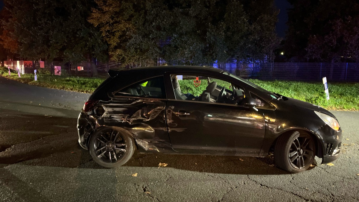 POL-HF: Verkehrsunfall mit Personenschaden- Gegenverkehr übersehen - Foto: presseportal.de