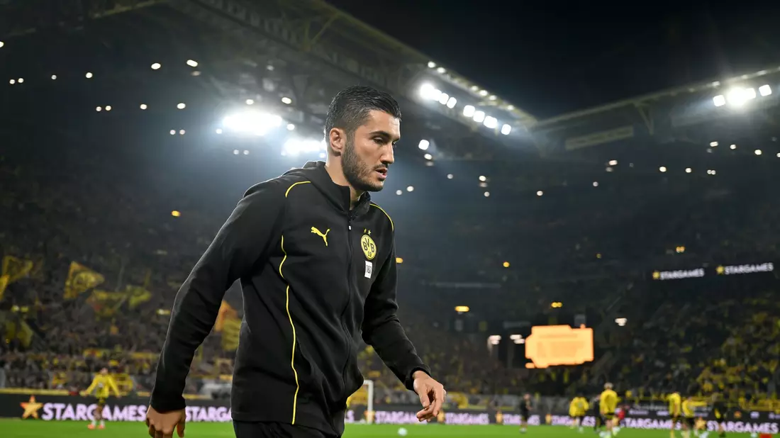 Reist mit Personalsorgen nach Madrid: BVB-Coach Nuri Sahin.  - Bild: Bernd Thissen/dpa