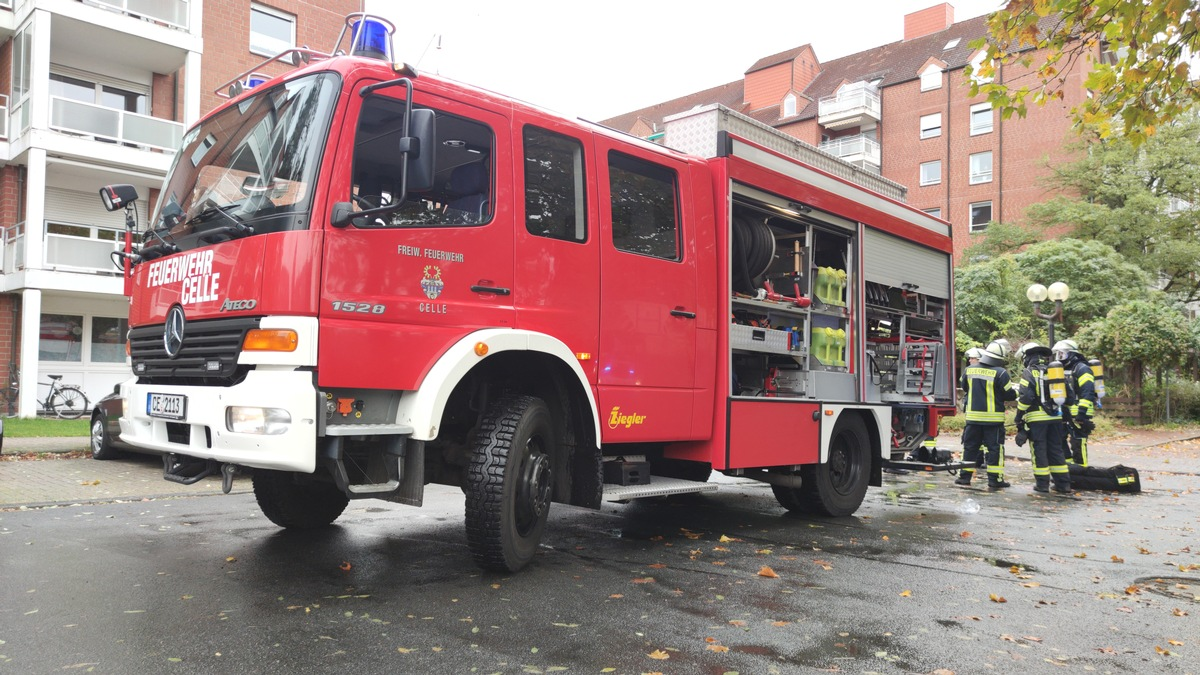 FW Celle: Feuer in einem Seniorenwohnanlage - Foto: presseportal.de