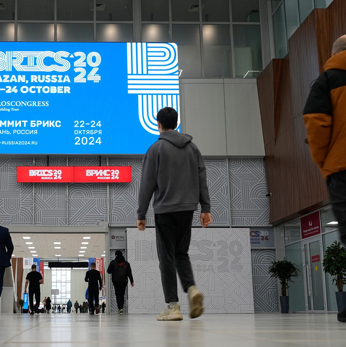 In Kasan herrschen wegen des Brics-Gipfeltreffens strenge Sicherheitsmaßnahmen. - Foto: Alexander Zemlianichenko/AP/dpa