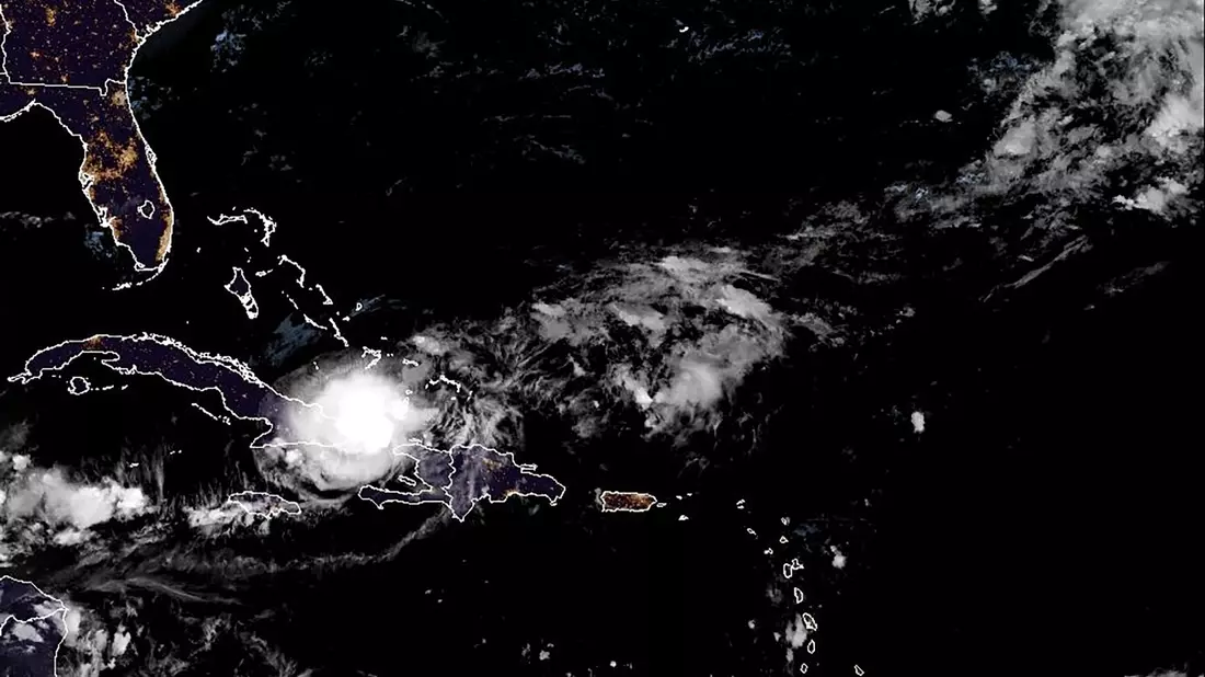 Hurrikan «Oscar» traf am Sonntag auf Kuba und schwächte sich später zu einem Tropensturm ab. (Archivbild) - Bild: -/NOAA via AP/dpa