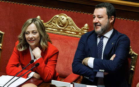Italiens Ministerpräsidentin Giorgia Meloni und ihr Vize Matteo Salvini wollen das neue Gesetz durchsetzen. (Foto: Archiv) - Foto: Roberto Monaldo/LaPresse via ZUMA Press/dpa
