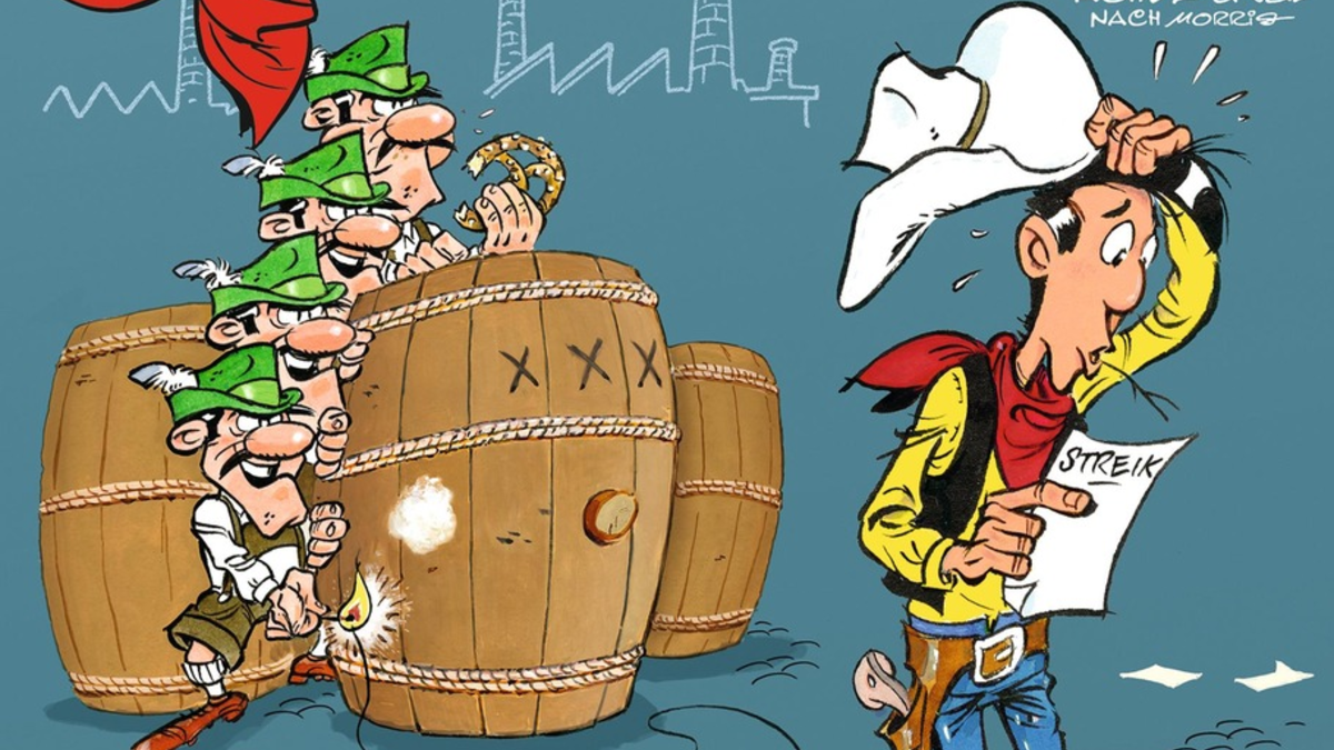Gigantischer Bierstreik im wilden Lucky Luke Abenteuer mit Story House Egmont! - Foto: presseportal.de