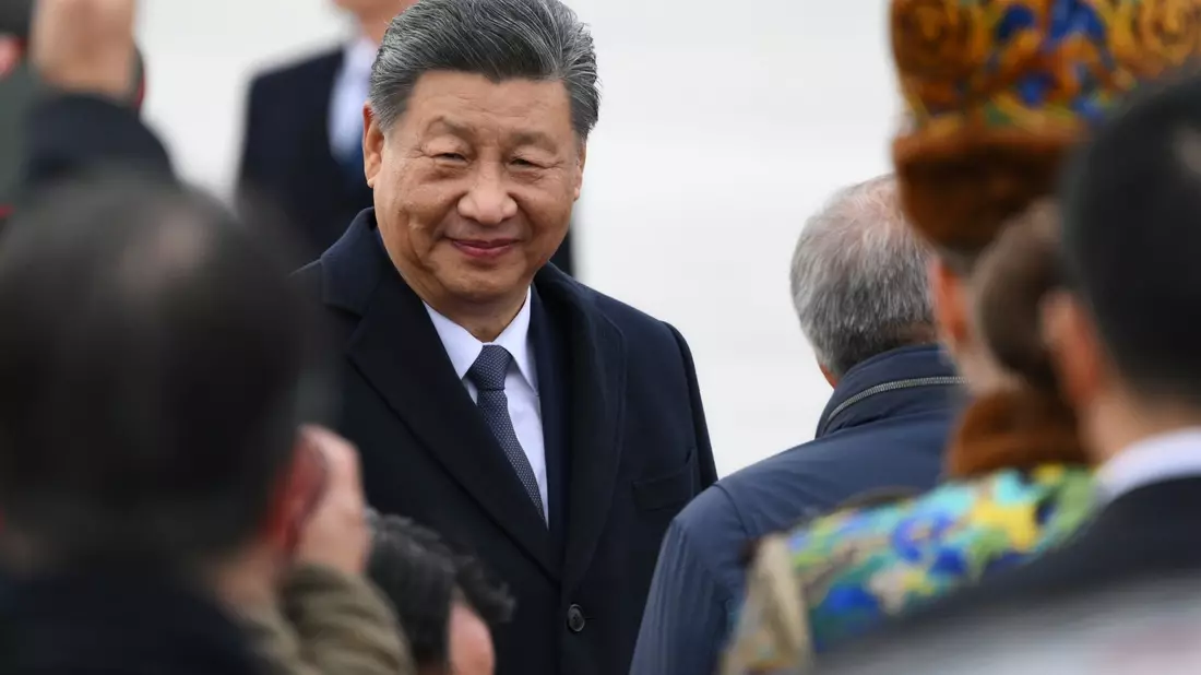 Xi Jinping gilt als der wichtigste Staatsgast für Präsident Putin. - Bild: Alexei Danichev/brics-russia2024.ru via AP/dpa