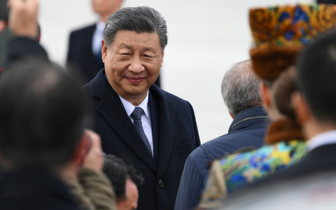 Xi Jinping gilt als der wichtigste Staatsgast für Präsident Putin. - Foto: Alexei Danichev/brics-russia2024.ru via AP/dpa