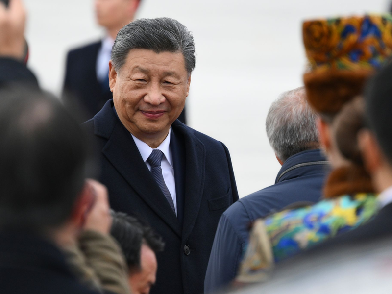 Xi Jinping gilt als der wichtigste Staatsgast für Präsident Putin. - Foto: Alexei Danichev/brics-russia2024.ru via AP/dpa