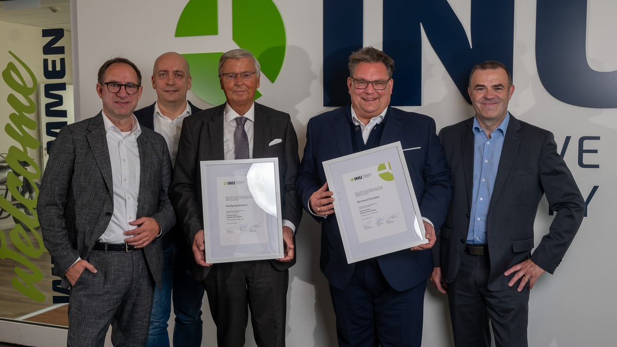 Bernhard Schindler wird Ehrensenator der INU - Innovative University / Verdienste um Know-how-Transfer, neue Arbeitszeitmodelle und innovative Bildungsangebote gewürdigt - Foto: presseportal.de