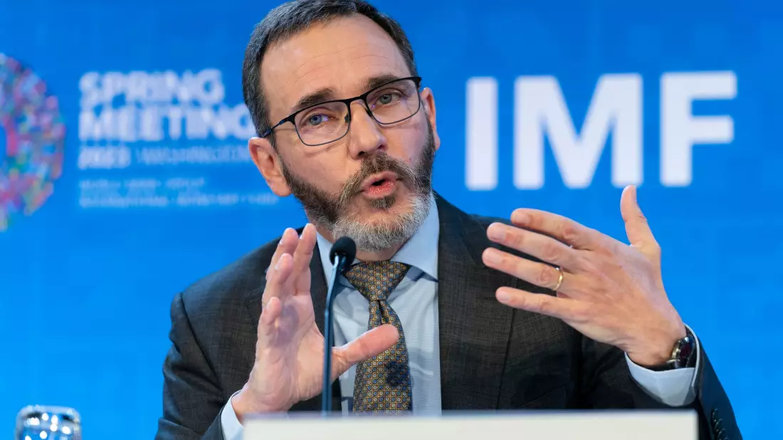  IWF-Chefvolkswirt Pierre-Olivier Gourinchas: Kampf gegen Inflation weitgehend gewonnen. (Archivbild) - Bild: Jose Luis Magana/FR159526 AP/dpa