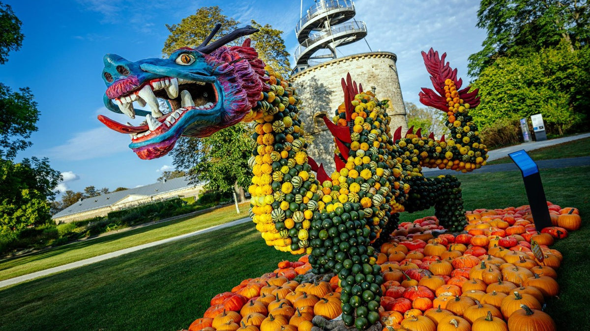 Nicht verpassen - nur noch wenige Tage fabelhafte Kürbisausstellung im egapark Erfurt - Foto: presseportal.de