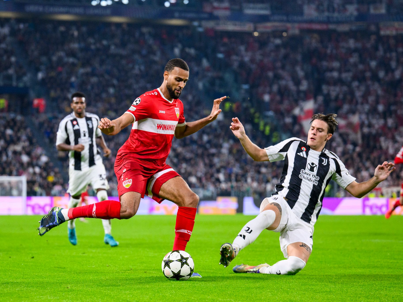 Sein Tor kurz nach der Pause wurde zurückgenommen: VfB-Stürmer Deniz Undav. - Foto: Tom Weller/dpa