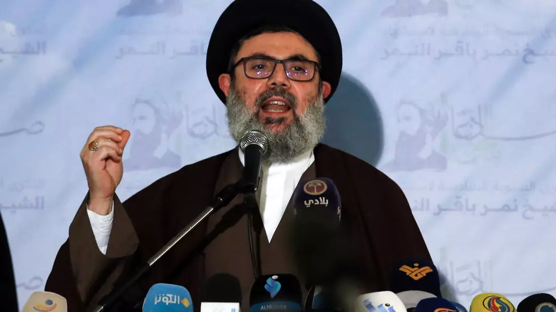Safi al-Din galt als aussichtsreichster Nachfolger von Hisbollah-Chef Nasrallah.  - Bild: Bilal Hussein/AP
