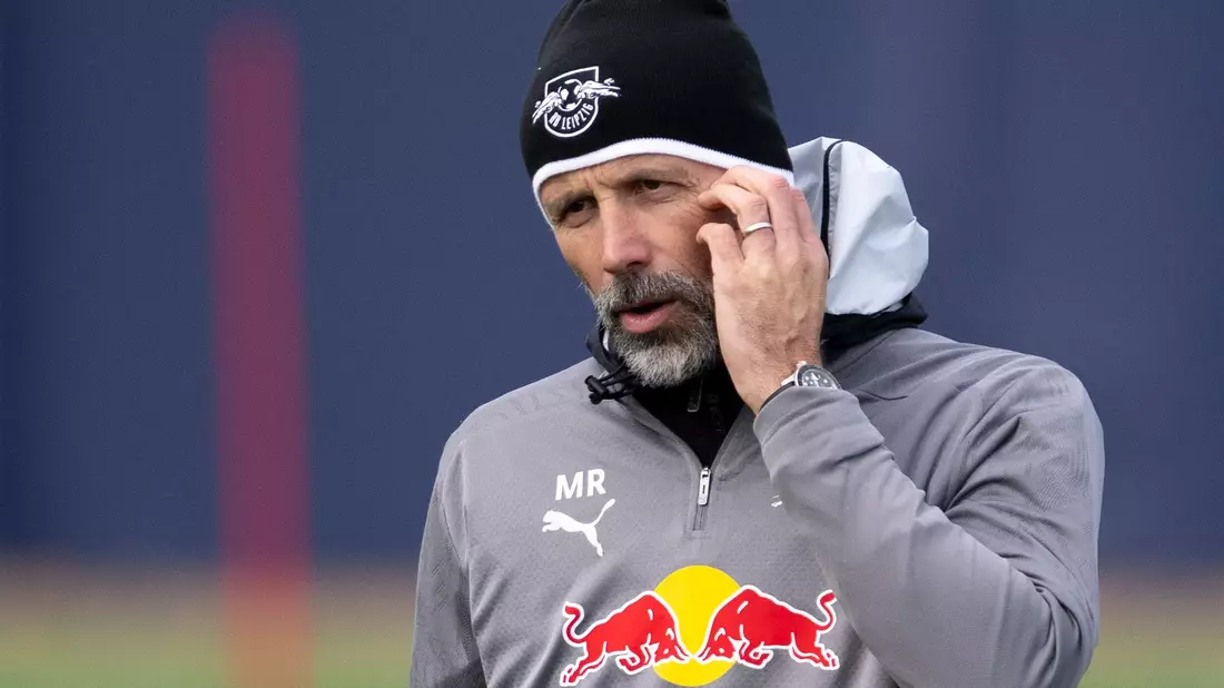 Leipzigs Trainer Marco Rose war unter Jürgen Klopp auch Spieler. - Bild: Hendrik Schmidt/dpa