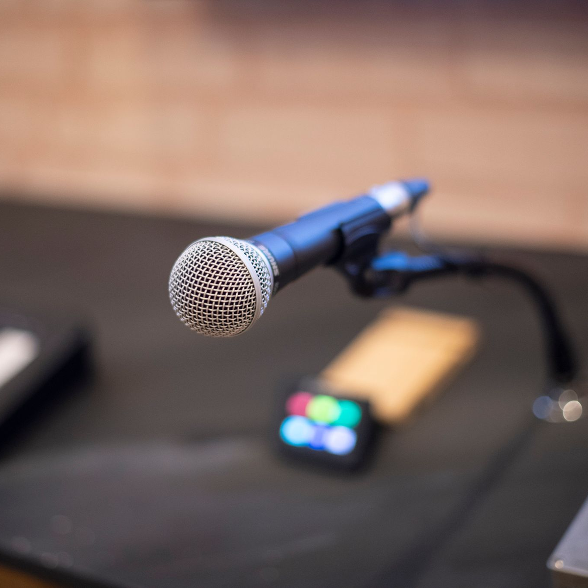 Ein Aufnahmeplatz im «Hör.Spiel Museum» im Palais Bellevue in Kassel. - Foto: Anja Köhne/HÖR.SPIEL Museum der Stiftung Brückner-Kühner/dpa