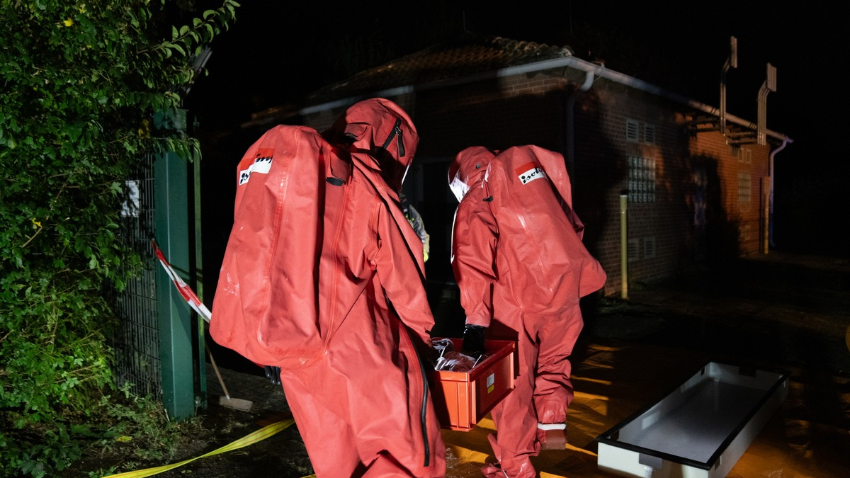 FW Hünxe: Simulierter Gasaustritt in Hünxe - Einsatzkräfte zu Gast bei Gelsenwasser - Foto: presseportal.de