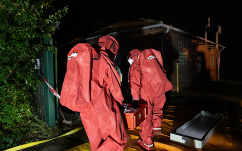 FW Hünxe: Simulierter Gasaustritt in Hünxe - Einsatzkräfte zu Gast bei Gelsenwasser - Foto: presseportal.de