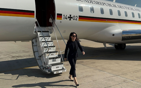 Außenministerin Baerbock wirbt im Libanon für eine Deeskalation des Konflikts zwischen der Schiitenmiliz Hisbollah und Israel.  - Foto: Jörg Blank/dpa