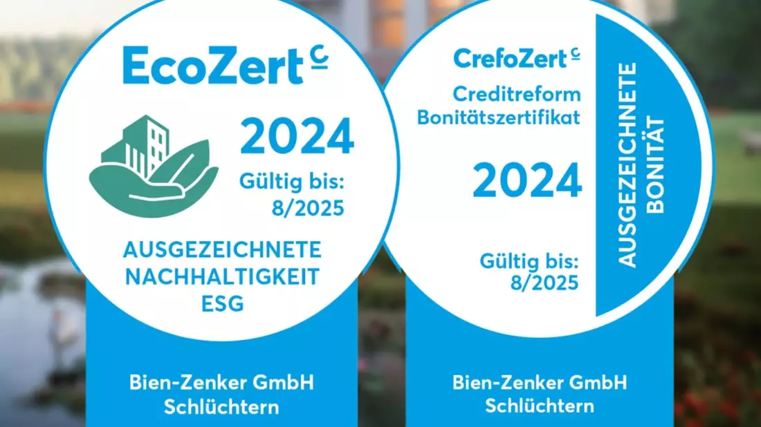 CrefoZert und EcoZert für Bien-Zenker - Bild: presseportal.de