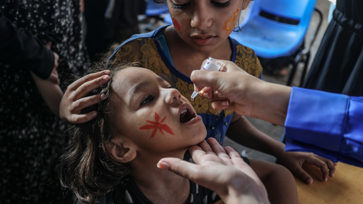 Bombardierungen und Vertreibungen stoppen die Polio-Impfkampagne. (Archivbild) - Foto: Abed Rahim Khatib/dpa